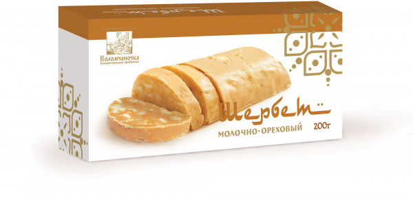 №1 Шербет МОЛОЧНО-ОРЕХОВЫЙ, 200г в Брянске