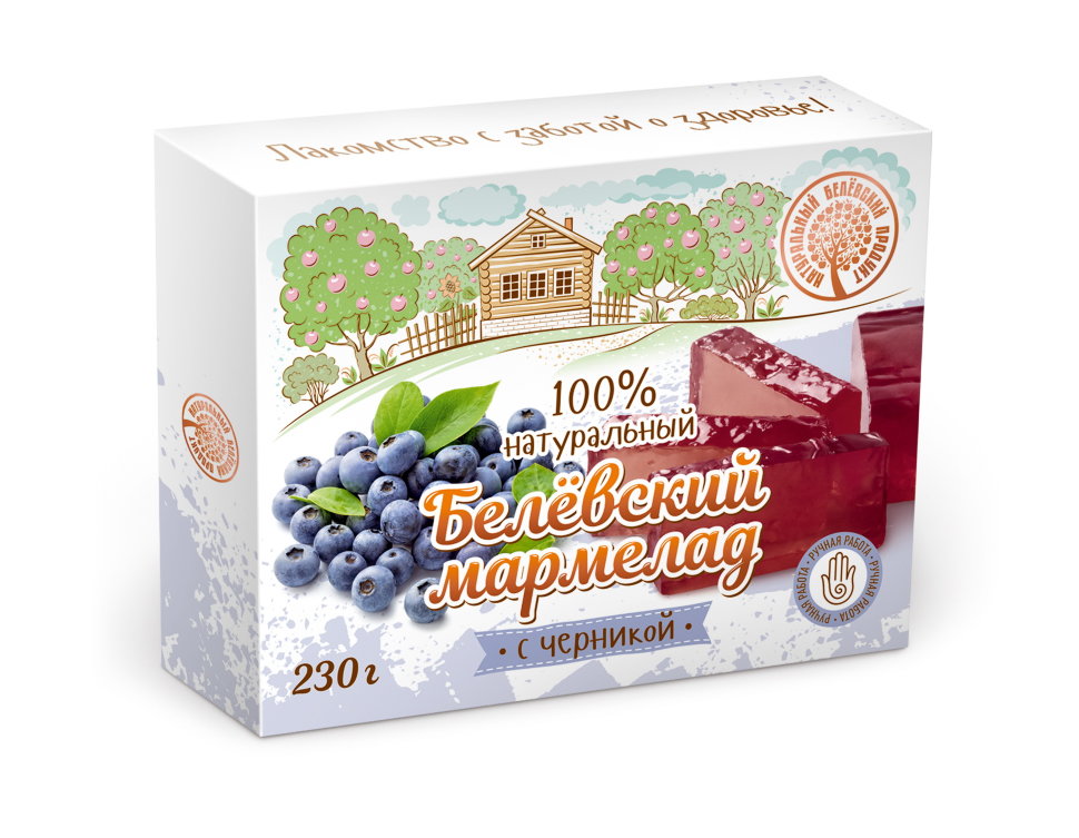  Мармелад белевский "Черника" 230г в Брянске